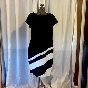 Studio I Elegant Back and White Dress